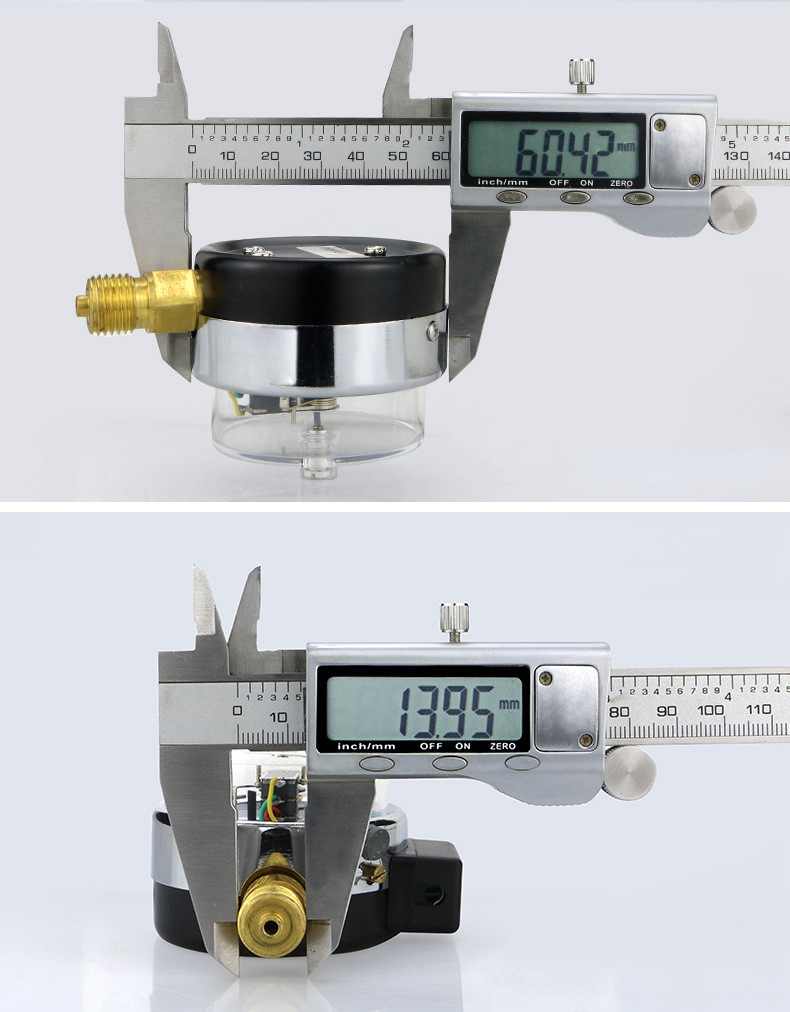 62.5mm Nominal Diameter 30va Pressure Gauge for Air Compressor and Hydraulic Vacuum