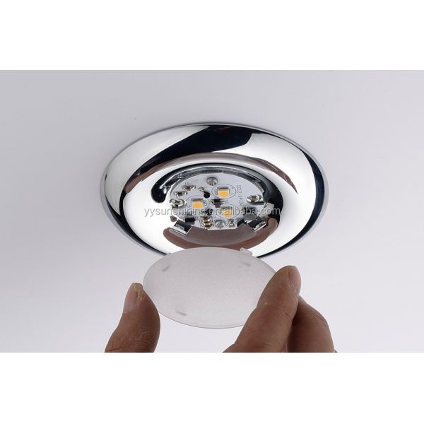50lm/w Modern Design Surface Mounted LED Kitchen Round Under Cabinet Light with 12V Power
