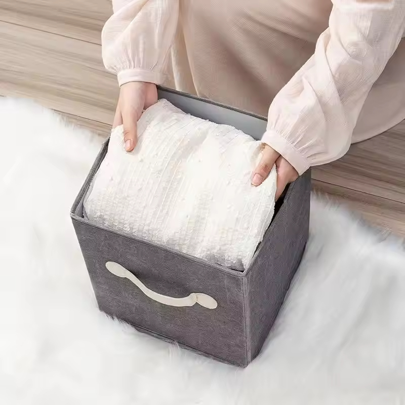 Wholesale Exclusive Stackable Multi-Compartment Fabric Bin Makeup Jewelry Craft Supply Cabinet Office Home Storage Organizer