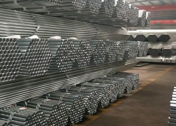 High / Low Pressure Galvanized Metal Tubing Round Welding High Strength