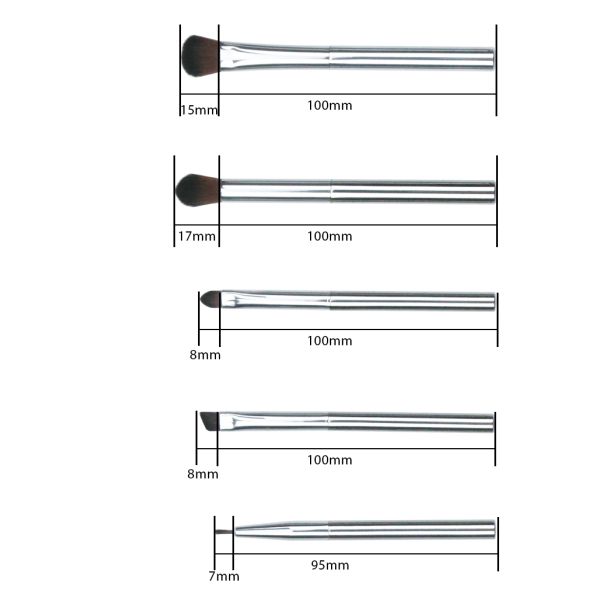 8 частей волос косметической стороны набора макияжа мягких синтетических