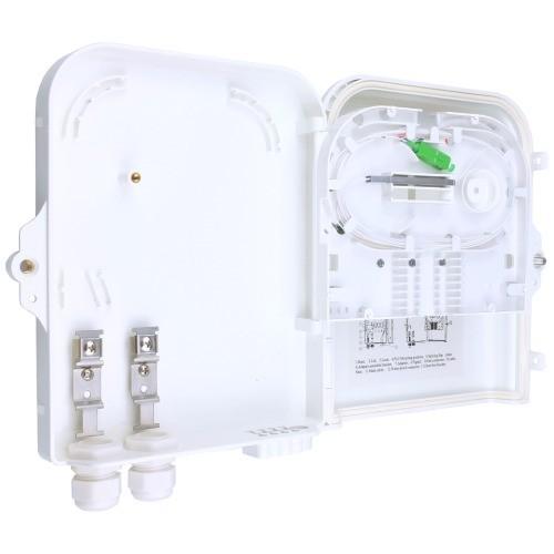 Wall/Pole Mount 8 Cores Outdoor FTTH Optic Terminal Fiber Distribution Box with 3 Time