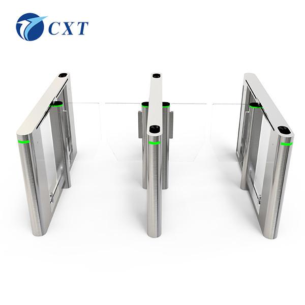 Intelligent Hotel Stainless Steel Turnstiles Glass Turnstile Gate 114b