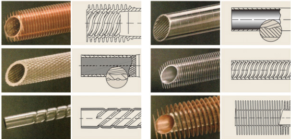 B111 C71640 Copper Nickel Alloy 70/30 Enhanced Heat Transfer Condenser Tube