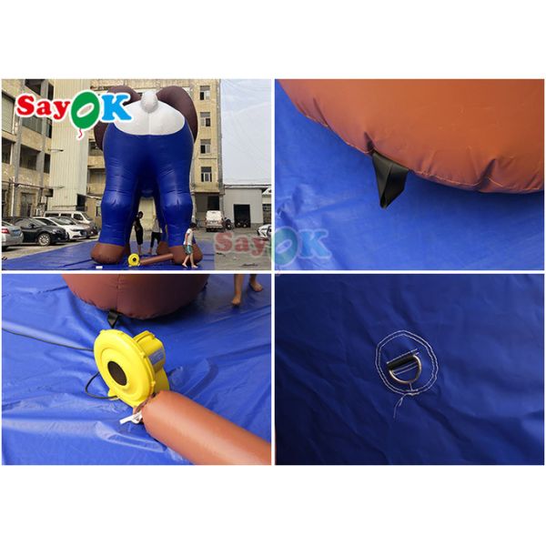 7.5m Inflatable Goat Animals Model Balloons Custom Inflation Riding Goat Advertising