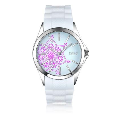 Japan Movt Silicone Sports Watch With Multi - Color Interchangeable Band