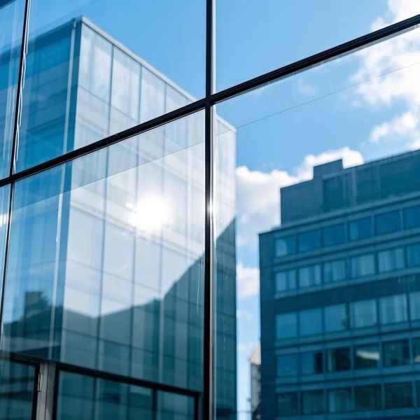 Gentle Coated Low E Reflective Glass For Explosion Proof Curtain Walls