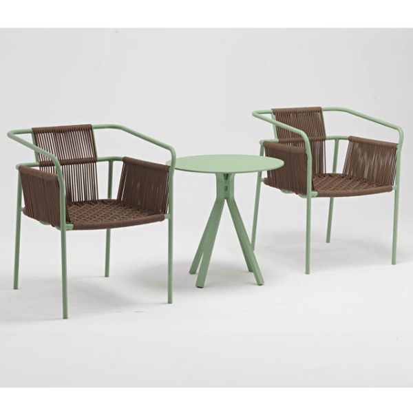 Aluminum Rattan Outdoor Chairs Waterproof Fabric Cushion and 2 Years Rattan for Modern Hotel Resort Garden