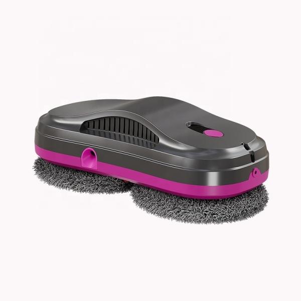 Black Dual Spraying Water Robot Window Cleaning 10 Pieces Clean Cloth Glass Cleaning Robot