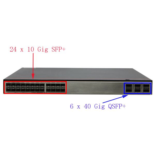 Full Function 10 Gigabit Switch s6730-s24x6q Management Network Optical Switch at Good