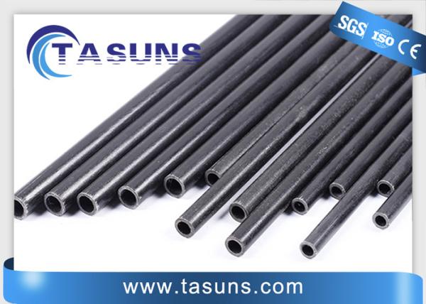 Black Outdoor 8mm Fiberglass Tube Shaft Round Fiberglass Tubing