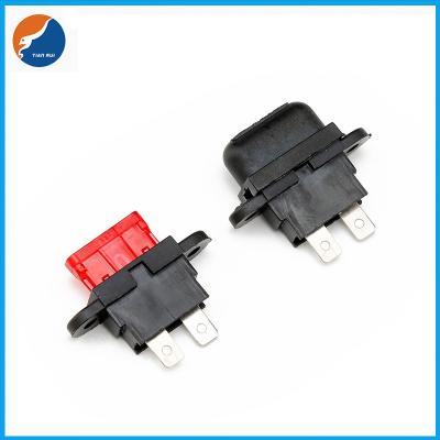 SL-703C UL94V2 125C Auto Blade Fuse Holder 35A Tin Plated Brass Contact