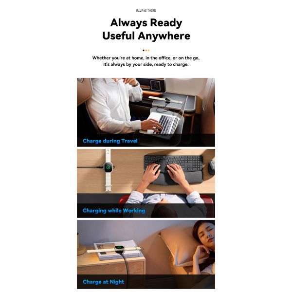 ESSAGER Iphone Wireless Watch Charger 2.5W Max ES-WC12 Series