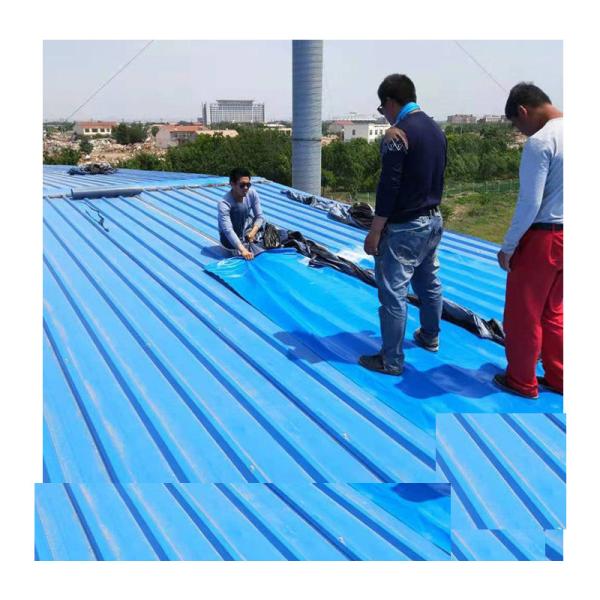 Edifícios industriais e civis Telhado metálico com membrana impermeável auto-aderente Telhado impermeável auto-aderente feltro múltiplas camadas para isolamento acústico e membrana impermeável
