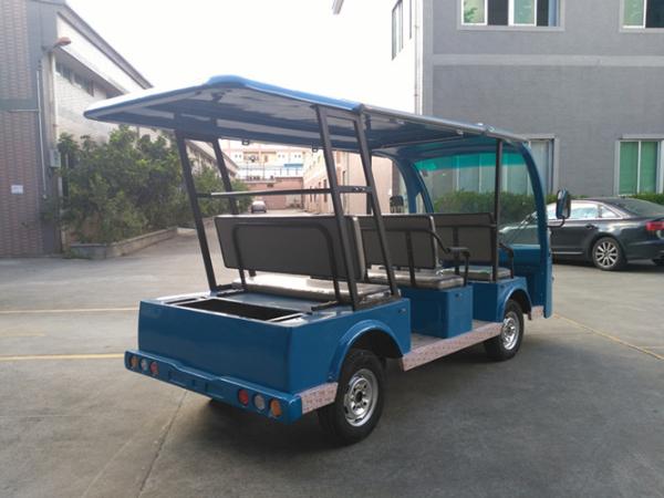 Ônibus de turista bonde dos passageiros 48V 9 azuis para o hotel/clube/recurso
