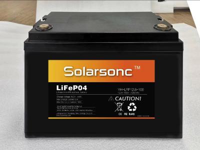 petite taille de batterie de 12V 100Ah 1280wh LifePO4