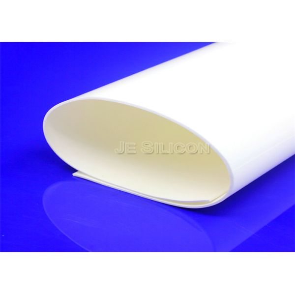 Durable Molded Silicone Parts , White Silicone Rubber Sheet High Tear Resistant