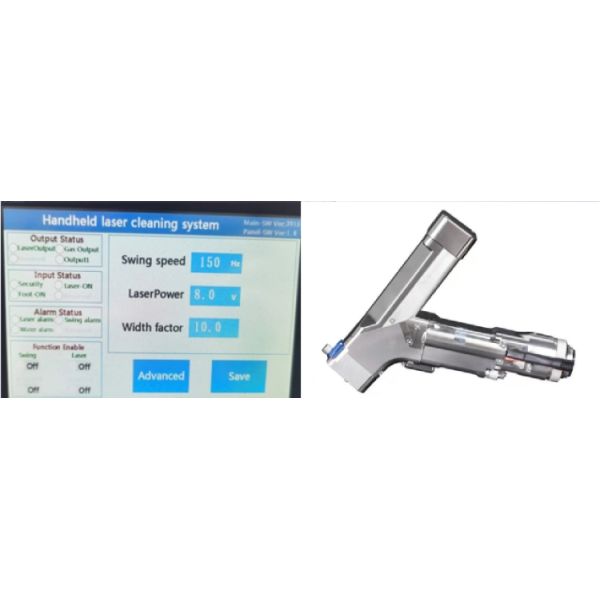 Машина лазера Handheld волокна WSX CW более чистая для поверхности металла очищая 2000 ватт
