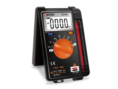 Mini Palm dobrável VICTOR Digital Multimeter 4000 Counsts Victor Vc 921