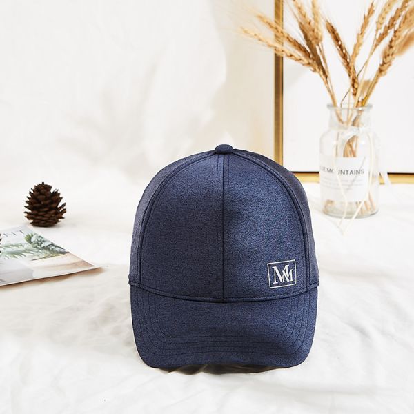 Logo Knitted Heat Transfer Sport Baseball Cap For Men