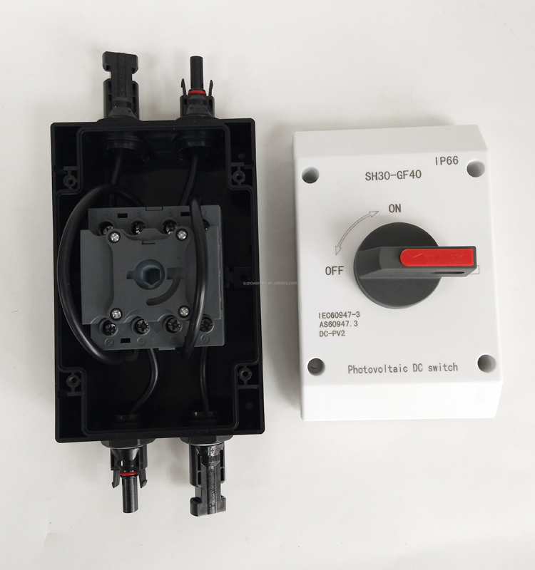 3-Phase 1000V DC 32A 4-Pole Solar Photovoltaic Disconnect Switch Low Voltage 3-Phase Solar PV Isolator Switch Low Voltage