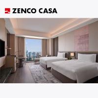 Set de mobiliário de quarto de estilo moderno com duas camas Tamanho 1500 * 2000mm
