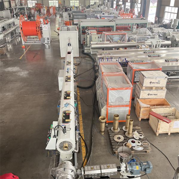 Water Gas Pipe Extrusion Machine Plastic Extrusion Machinery Pe Pipe Production Line
