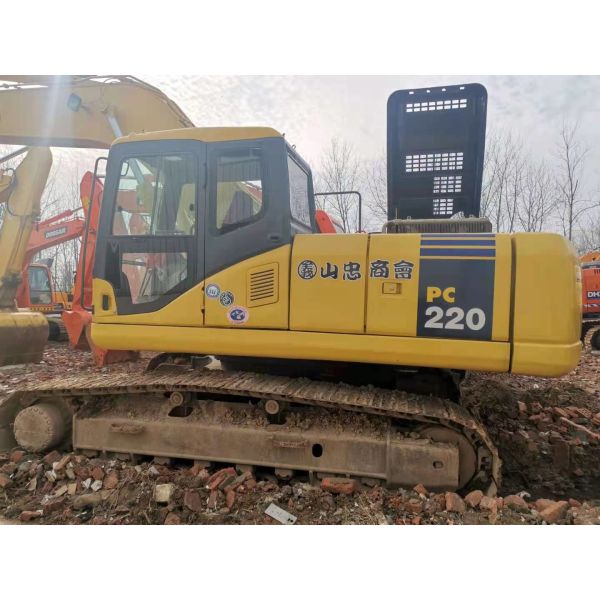 22T 3015mm PC220-7 Second Hand Komatsu Excavator