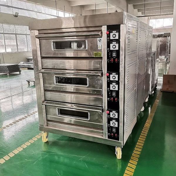 250 KG Professional Baking Ovens Small Size Gas and Electric Deck Pizza Oven for Bakery