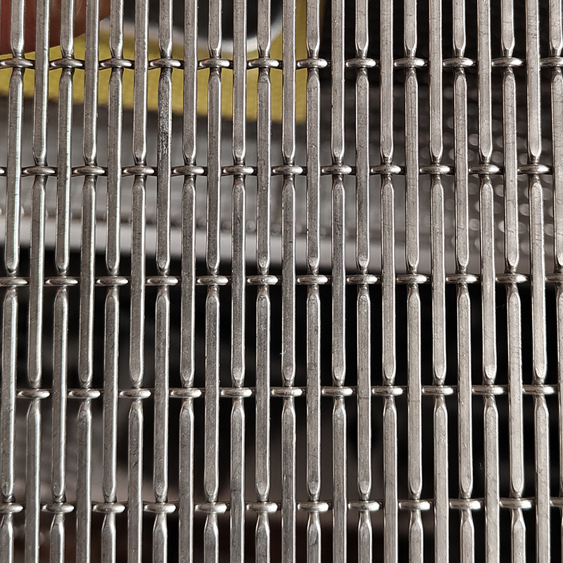 SS316 304 Intercrimped Pre-crimped Stainless Steel Wire Mesh Roll 1.2m Width