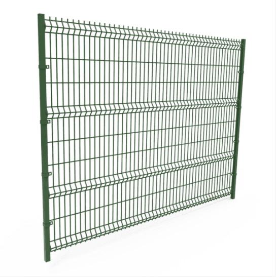 Cerca curvada fio Panel de Q195 Q235 3D 75mmx150mm 60mmx150mm