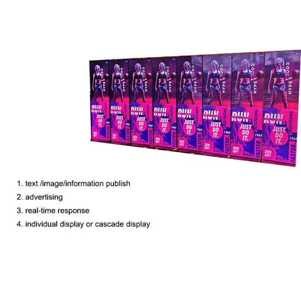 P2.5mm Splicing Indoor Digital LED Poster Display Screen Signage Lightweight Slim Hanging Ceiling for Advertising Mall