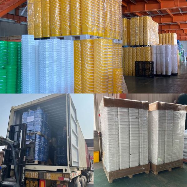 Leak Proof Polypropylene 1L 3L 5L 10L 16L Bucket with Lid Durable Plastic Pail Bucket