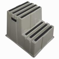Tabouret à pas en plastique lourd avec une capacité de poids de 500 lb et une hauteur de 12 pouces