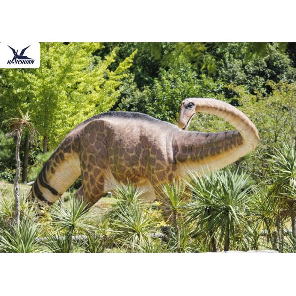 Amusement Park Equipment Real Life Size Dinosaurs , Dinosaur Lawn Ornament