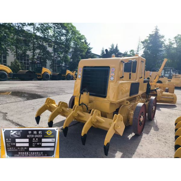 low price GR180 Construction Motor Grader 5 Shanked Ripper 142kW ZF Gearbox from china factory supply