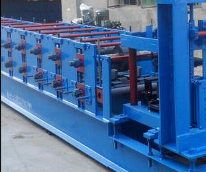Punching Device U Channel Roll Forming Machine , Galvanized Steel Roll Forming Machine