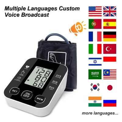 Wrist Blood Pressure Meter:digital electronic sphygmomanometer for use in the arm With voice announcements