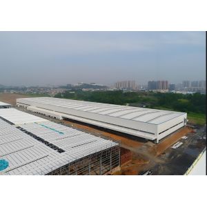 Hot Dip Galvanized Steel Shed Construction Prefabricated Warehouse Building Q355 Frame 25m Span Industrial Storage Shelter