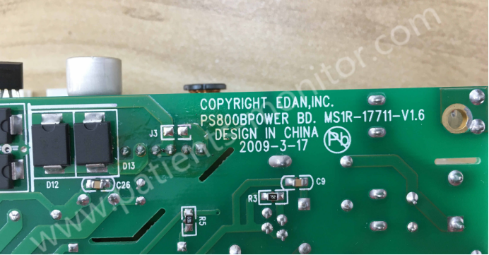 Плата питания монитора пациента Edan M3 и плата управления питанием PS800BPOWER