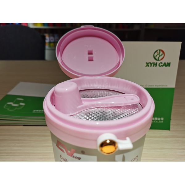 Plastic Spoon 900g Milk Powder Tin Can ROHS 0.19mm