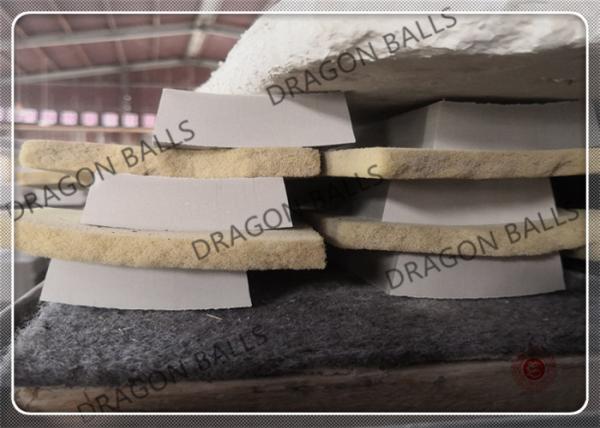 High Temp 92% 95% Alumina Ceramic Lining High Heat Bricks For Ball Grinder