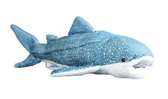 soft blue sea animal cute shark plush toy for baby