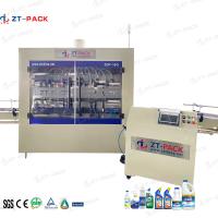 máquina de embotellado líquida de la máquina de rellenar 0.5l 4000BPH Harpic del limpiador del retrete 100ml