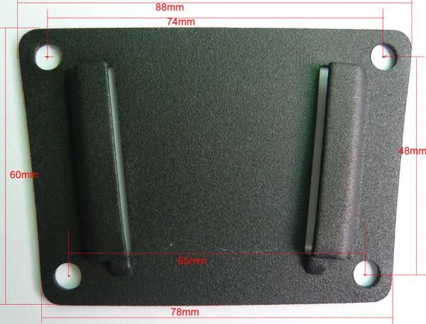 Solid Stable Construction Lcd Monitor Bracket Black Color CE Certificate