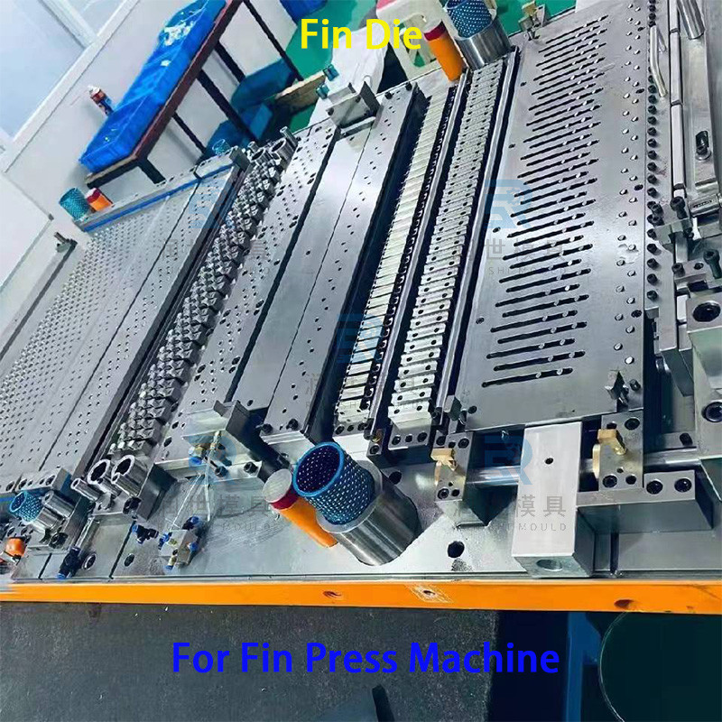 Precision Fin Press Line And Fin Press Die For Producing Heat Exchanger Coil Fins