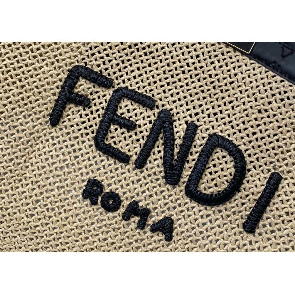 Peekaboox Apricot 41cm Hand Woven Tote Bag Lazy French Style