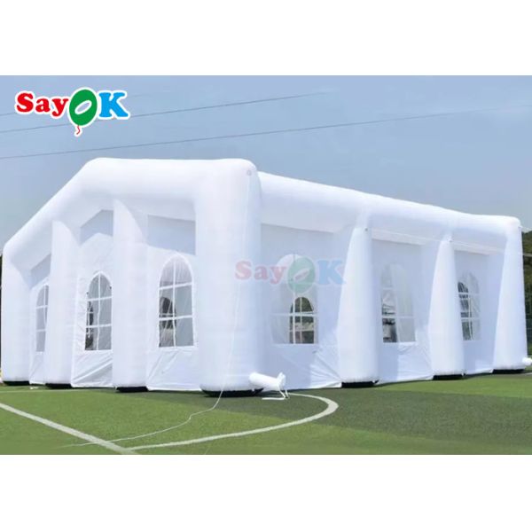 Inflatable Outdoor Tent LED Color Outdoor Inflatable Tent Cube Inflatable Wedding Party Tent