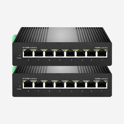 portos manejáveis de Gigabit Ethernet do interruptor esperto industrial de 4K VLAN 8