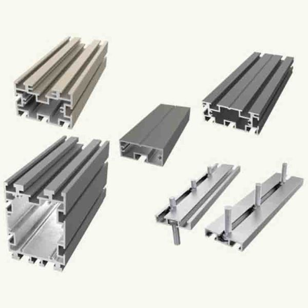 Champagne Aluminum Extrusion Profiles for Door Window in Zambia Long-Lasting Performance